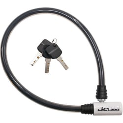 JC-030W ワイヤー錠 φ14×650mm ブラック 67820