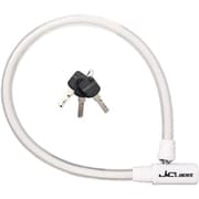 JC-030W ワイヤー錠 φ14×650mm ホワイト 67826