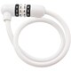 JC-043W 可変ダイヤルワイヤー錠 ホワイト 67871