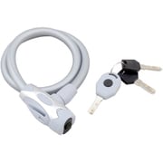 JC-047W LEDキー付ワイヤー錠 シルバー 67880