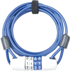 JC-062W ポケッタブルダイヤルワイヤー錠 ネイビー 67954