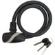 JC-078W ウエーブキーワイヤー錠 φ12×900mm 黒 67963