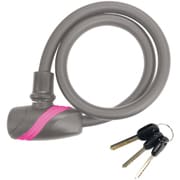 JC-078W ウエーブキーワイヤー錠 φ12×900mm シルバー 67964