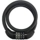 JC-079W 可変ダイヤルワイヤー錠 φ12×900mm 黒 67967