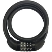 JC-079W 可変ダイヤルワイヤー錠 φ12×900mm 黒 67967