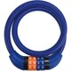 JC-079W 可変ダイヤルワイヤー錠 φ12×900mm ネイビー 67969