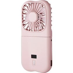 バッテリー機能付 4WAYハンディファン ピンク LN-FANH01PK