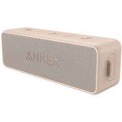Bluetoothスピーカー Anker SoundCore 2 USB Type-C充電 ライトブラウン A3105057