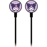 サンリオキャラクターズ リモコンマイク付き USB Type-C ステレオイヤホン クロミ SANG-557KU