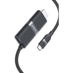 Anker Nano USB-C ＆ HDMI ケーブル （4K, 高耐久ナイロン, 140W） 0.9m A87E1011