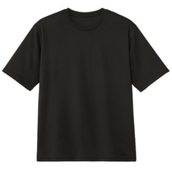 リカバリーケア メンズ 半袖シャツ ブラック M