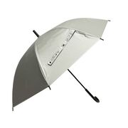 ビニール傘 晴雨兼用 HAU POE無地 65cm ジャンプ式 UVカット加工 グレー 10002958