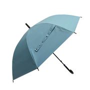 ビニール傘 晴雨兼用 HAU POE無地 65cm ジャンプ式 UVカット加工 ブルー 10002958