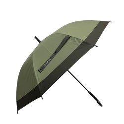 ビニール傘 晴雨兼用 HAU POEバイカラー 65cm ジャンプ式 UVカット加工 カーキ 10002959