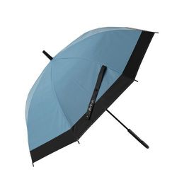 ビニール傘 晴雨兼用 HAU POEバイカラー 65cm ジャンプ式 UVカット加工 ブルー 10002959