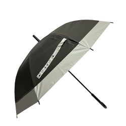 ビニール傘 晴雨兼用 HAU POEバイカラー 65cm ジャンプ式 UVカット加工 ブラック 10002959