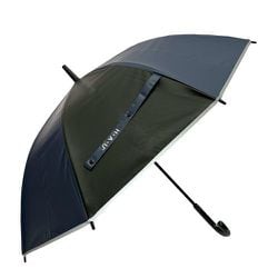 ビニール傘 晴雨兼用 HAU POEバイカラー 55cm ジャンプ式 UVカット加工 ネイビー 10002960
