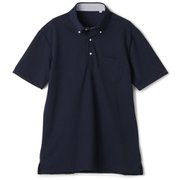 5NBIZPL1 [ビズポロ エアクール ボタンダウン ポロシャツ （紺/M） メンズ]