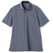 BIS583201 [ビズポロ エアクール アルティマ カッタウェイ ポロシャツ （紺/3L） メンズ]