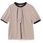 ラッフルタイカットソー(ベージュ/S) レディース LE25S10M