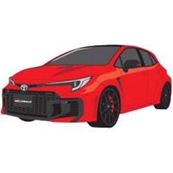 TGRC-A299-03 [ダイカットステッカー GR COROLLA 赤 2025]