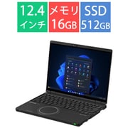 ノートパソコン/Let’s note(レッツノート) QR4シリーズ/12.4型/Core i7-1360P/メモリ 16GB/SSD 512GB/Windows 11 Pro/Microsoft 365 Basic + Office Home & Business 2024/ブラック CF-QR4KDNCR