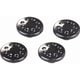 M8キャップボルトカバー 4pcs ブラック 000820-06