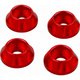 NASAタイプキャップ ホルダー6mm/4pc. RED 004086-02
