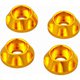 NASAタイプキャップ ホルダー6mm/4pc. GOLD 004086-04