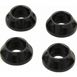 NASAタイプキャップ ホルダー6mm/4pc. BLACK 004086-06