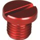 アルミカラードM10 ミラー穴埋めキャップ RED 000806-02