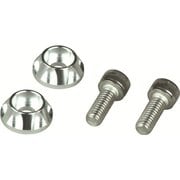 NASAタイプ ライセンスプレートホルダーセット SILVER 500095-03