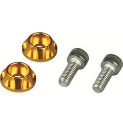 NASAタイプ ライセンスプレートホルダーセット GOLD 500095-04