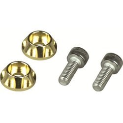 NASAタイプ ライセンスプレートホルダーセット C.GOLD 500095-12