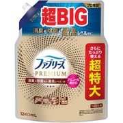 ファブリーズ PREMIUM アルコール成分+ 無香料 詰め替え 超特大 1240ml [消臭スプレー 消臭+除菌成分最高レベル配合 衣類・布製品用消臭剤]
