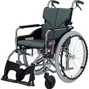 車いす モダン Aスタイル チャコールグレー№82 KMD-A22-40-SH