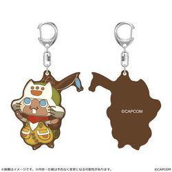 モンスターハンターワイルズ ラバーキーホルダー オトモアイルー