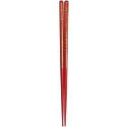 天丸金ぼかし 赤 23cm 箸 食洗機可 日本製 090251