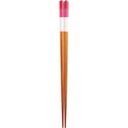 ポタリースムース マゼンタ 22.5cm 箸 食洗機可 日本製 105733