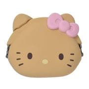 PG-33510 サンリオキャラクターズ シリコンがまぐち mimi POCHI ハローキティ ブラウン