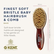 BA30 [GB KENT ケントブラシ 英国王室御用達 ベビー用 エクストラソフトヘアブラシ ＆ ハンドメイドコーム セット]