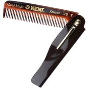 GB KENT ケントブラシ 英国王室御用達 折りたたみクリップポケットコーム 20T