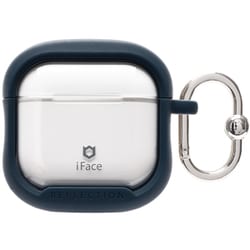 AirPods 4専用 iFace Reflection ポリカーボネートクリアケース ネイビー 41-989043
