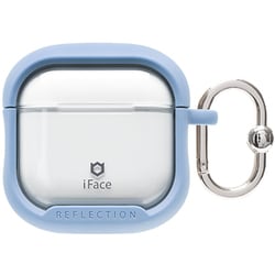AirPods 4専用 iFace Reflection ポリカーボネートクリアケース ペールブルー 41-989067