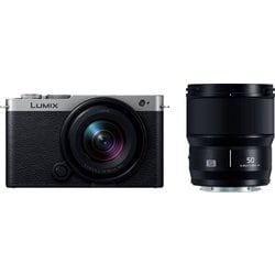 LUMIX S9 Wレンズキット DC-S9W-S ダークシルバー [ボディ 35mmフルサイズ ミラーレスカメラ＋交換レンズ「LUMIX S 18-40mm F4.5-6.3」＋「LUMIX S 50mm F1.8」]