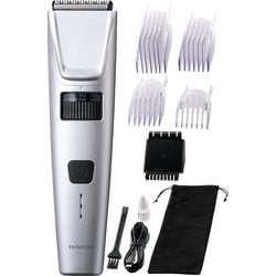 バリカン ヘアカッター 充交式 USB Type-C充電 本体丸洗いOK コーム5種収納ポーチ付属 TT590B-S