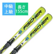 スキー板「RC4 NOIZE ST P06325 YELLOW 155cm」+プレート「SUPERFLEX」+ビンディング「RC4 Z12 GW T20225 ブレーキ85mm」セット [25-26 Newモデル 中級・上級]