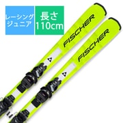 スキー板「RC4 RACE JR P19425 110cm」+ビンディング「FS 4 GW CA JRS T80622 ブレーキ80mm」セット [25-26 Newモデル ジュニア レーシング]