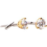 GRACE Yellowgold 0.38ct ランニング アクセサリ ピアス DI-038-YG18