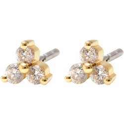 Grace Ella Yellow Gold ランニング アクセサリ ピアス DI-EL-18YG